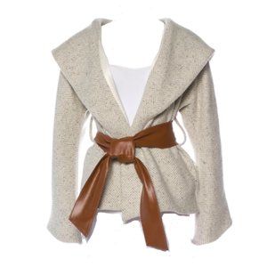 Smythe Wool-Blend Hooded Jacket